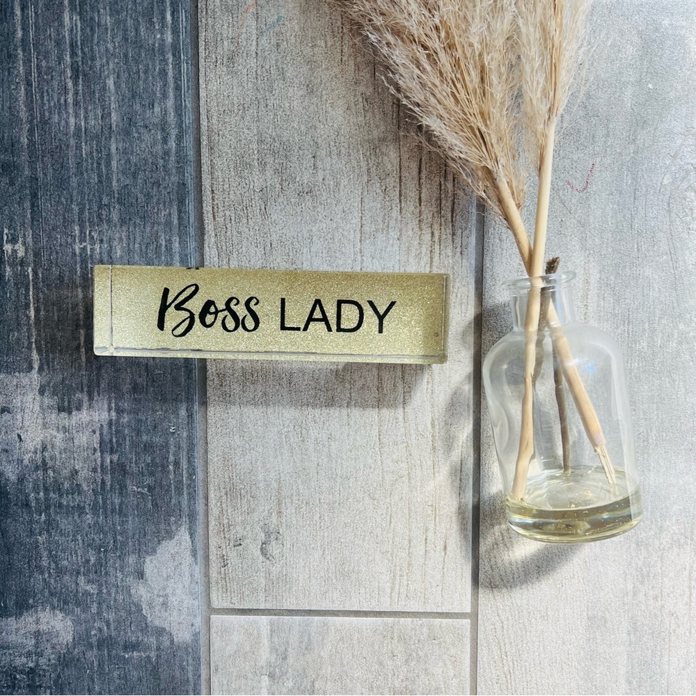 Boss Lady Plaque